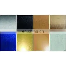 China stainless Best color stainless steel plate