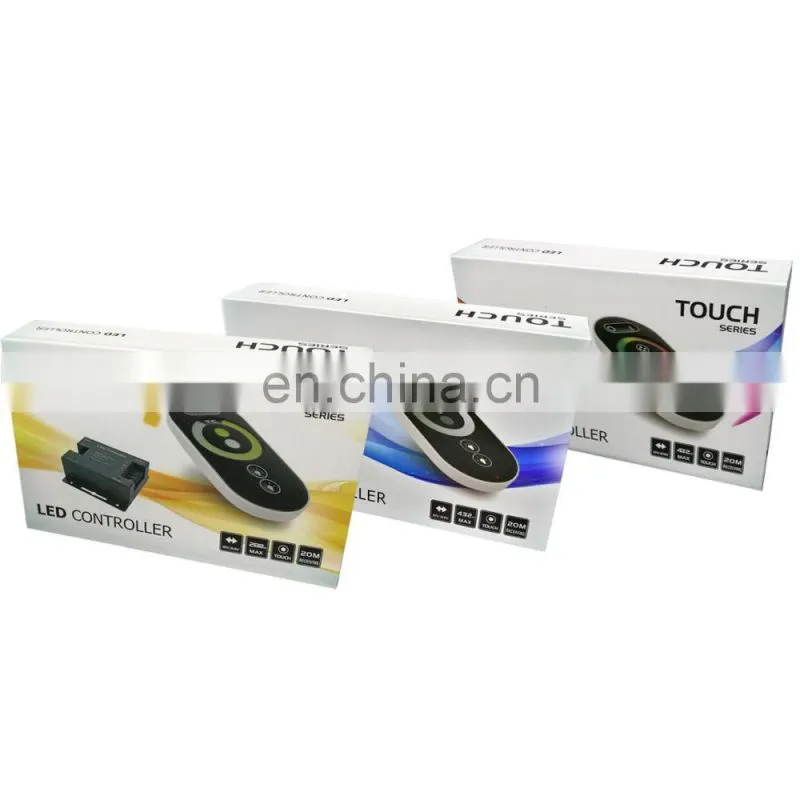 High quality top sell dc12v 24v wall rgb controller rf remote touch panel controller