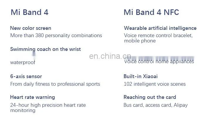 Global Version Original Xiaomi Mi Band 4 Smart Wristband Color Screen Heart Rate Monitor Smart Miband 4 Bracelet
