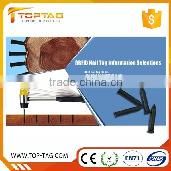 Free Sample 860-960MHz UHF Rfid Nail Tag For Tree Management