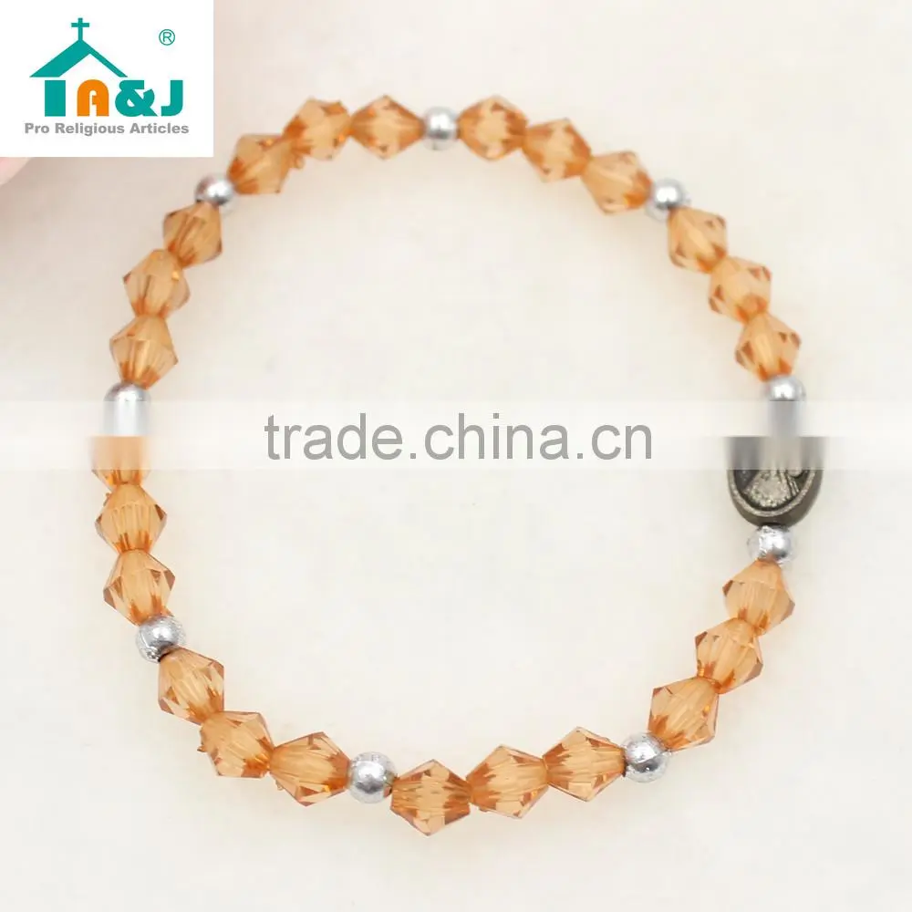 Catholic saints rosary bracelet