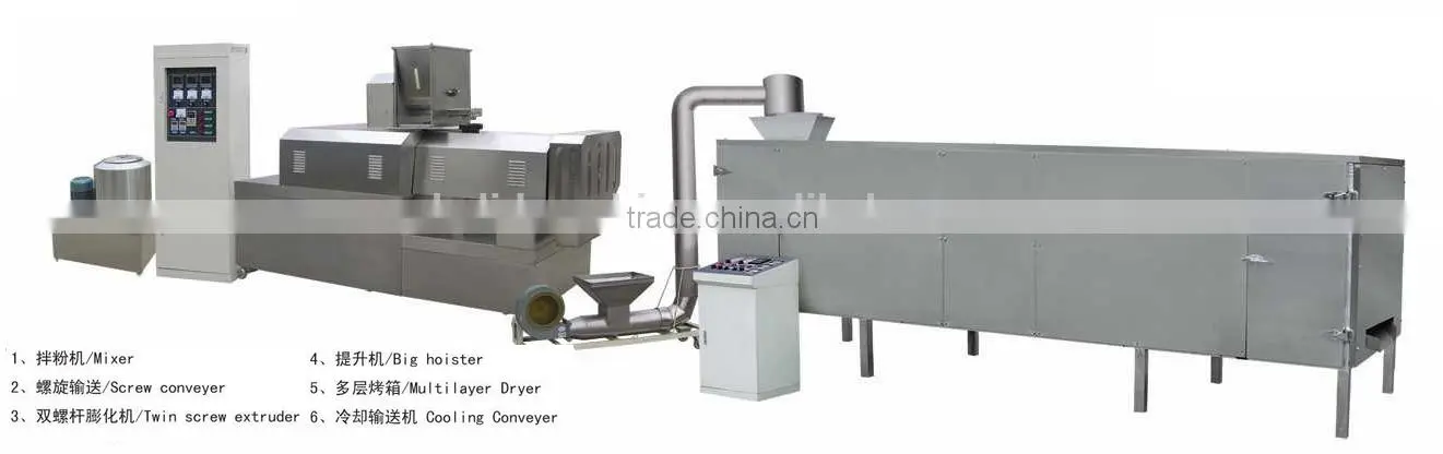 Automatic extruded soy bean protein machine