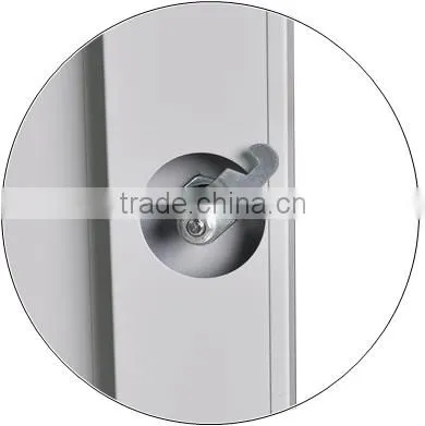 2 door KD vertical clothes hanging steel wardrobe gym locker