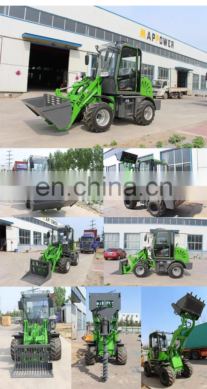 WEIFANG MAP POWER 0.6Ton Small Loader with digger