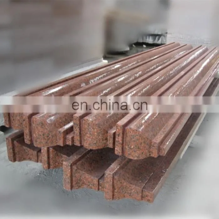 Polished granite moulding for home decoration