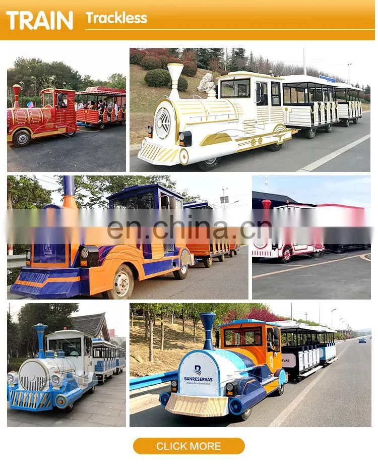 Sightseeing passenger attraction electric diesel tourist road tour trackless train