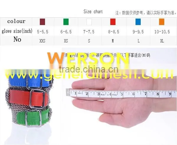 Stainless steel ring mesh gloves for cutting resistance ,304,316 | generalmesh