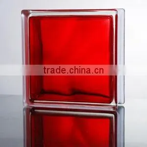Selling 190x190x80mm Glass Block/ Blue Crystal Solid glass brick