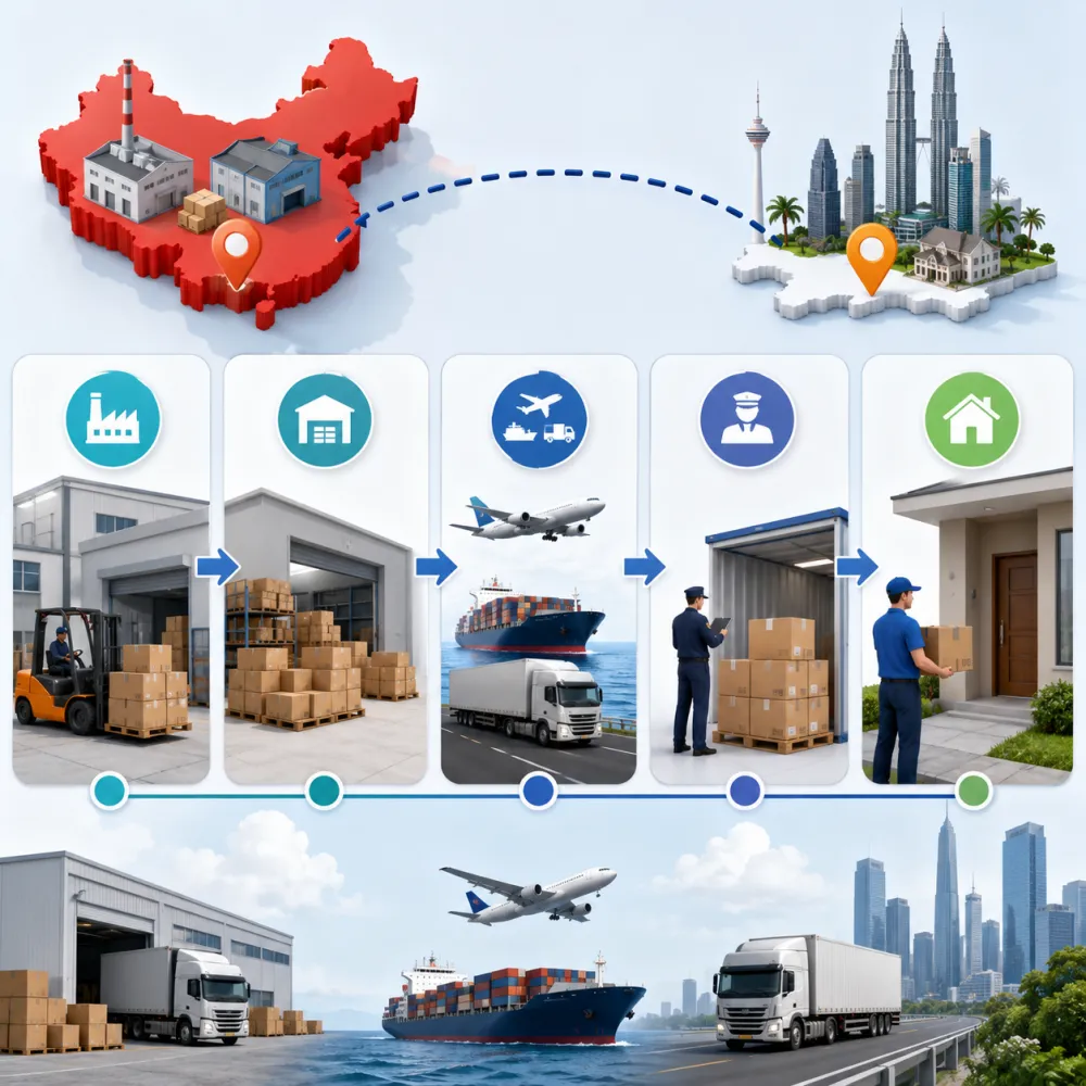 china-to-malaysia-ddp-shipping-process