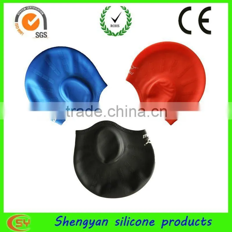 Hot cheap silicone swimming cap shixing