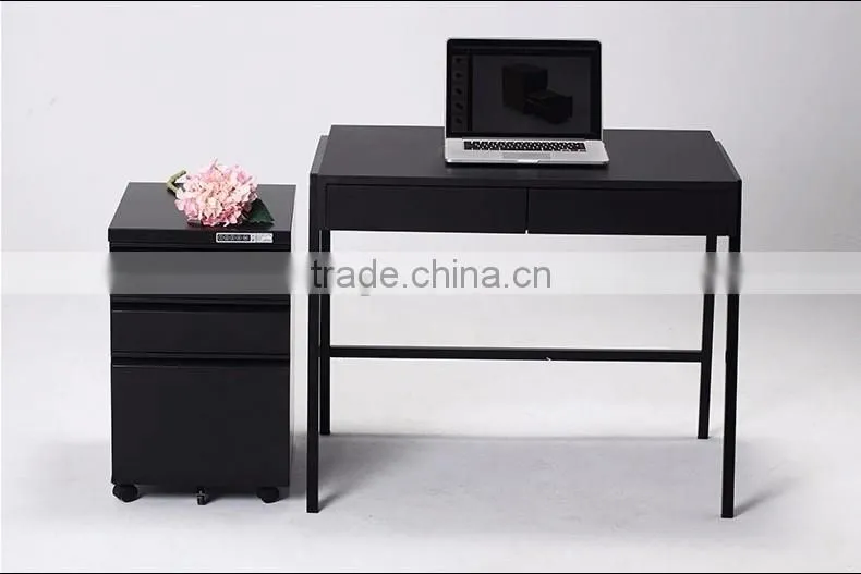 WLS best design 3 drawers steel mobile cabinet with 5 casters for office