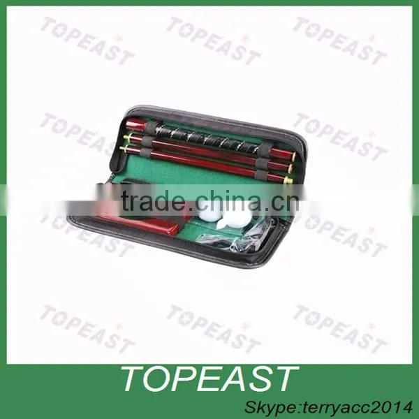 promotion gift aluminum office mini golf club set