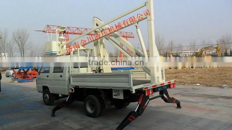 High quality vehicular self-propelled articulated work platform/hydraulic vehicle mounted boom lift platform