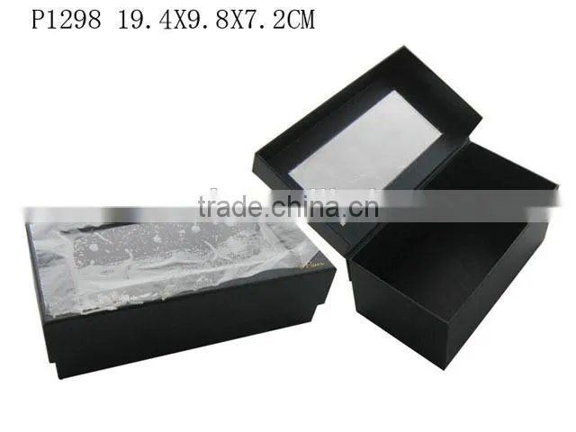 Simple Paper Gift Packaging Sock Box With PVC Window