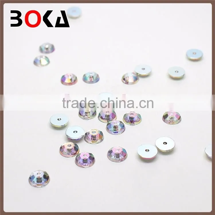// high quality crystal no hotfix // rhinestone for Garment //