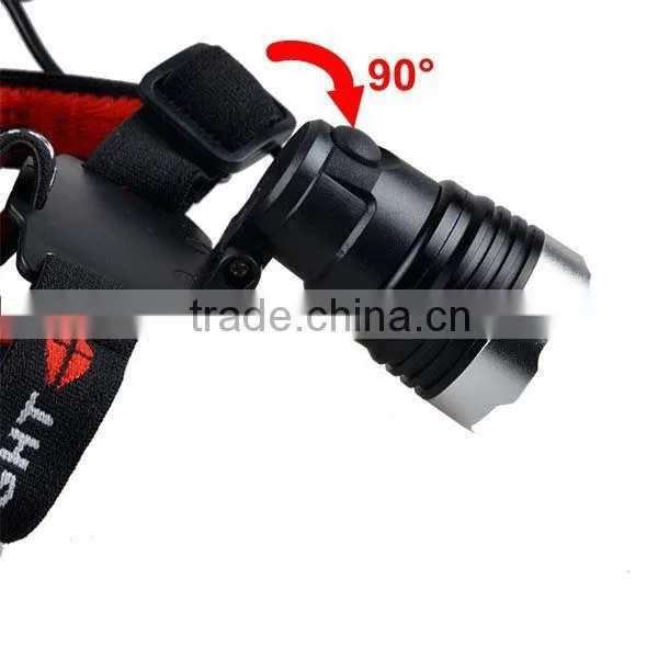 High Intensity 3 models Outdoor Camping XML T6 Led Head Lamp