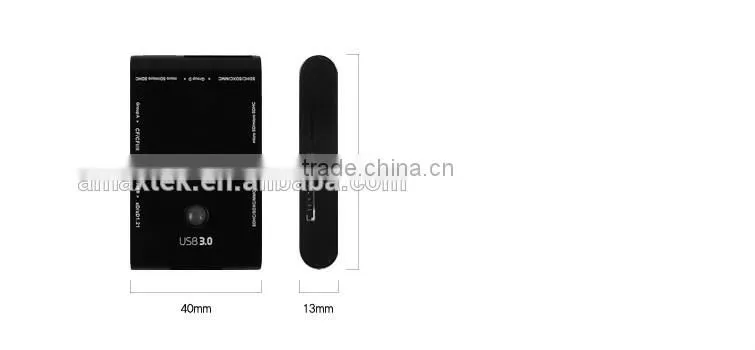 Portable Supper speed USB3.0 Card Driver with CE and FCC Certification
