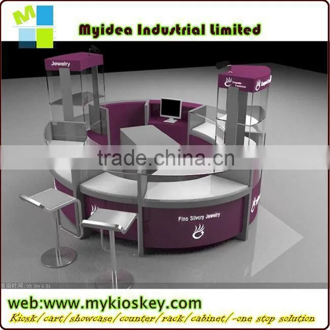 High end fancy jewelry showcase display counter/display cabinet for jewelry (DG-TZ05)