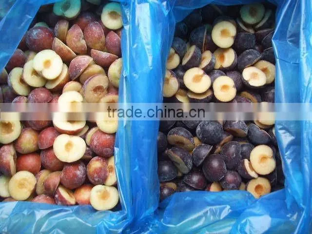 Frozen style fresh plum