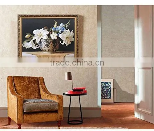 funny photo frames,collage photo frames,wood photo frame, flower pattern wooden oil painting, home decor painting for home