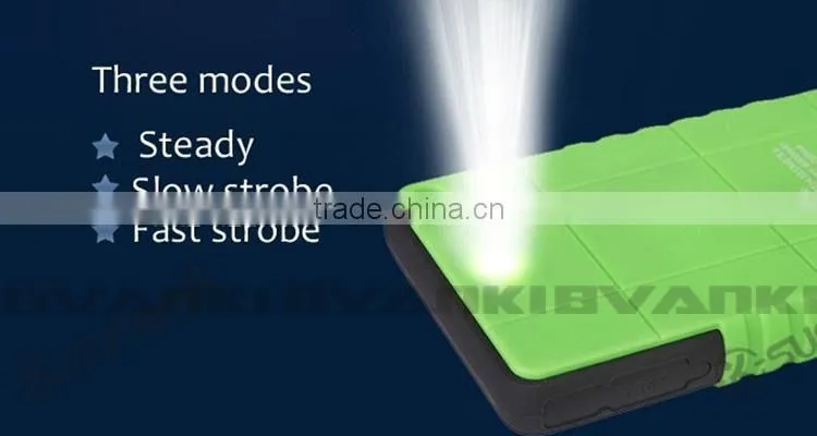 new products portable 8000mAh Solar Power Bank External Battery Mobile Charger For iPhone HTC