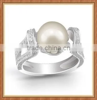 Black pearl rings 925 stereling sliver jewelry rings for women wedding rings