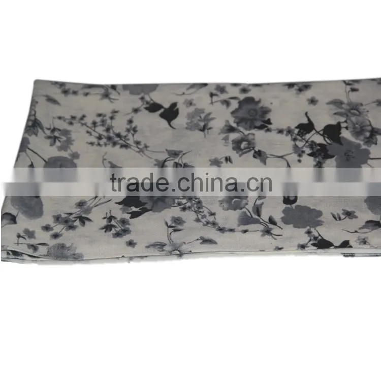 shena fashion digital silk hotel bed scarf printing in china