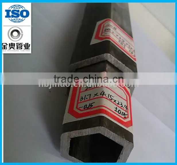 Cold drawn hexagonal seamless steel pipe/tube