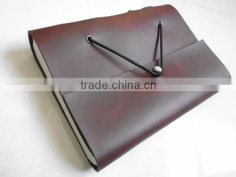 Handmade Journal Diary with 200 Blank Pages Genuine Leather Notebook