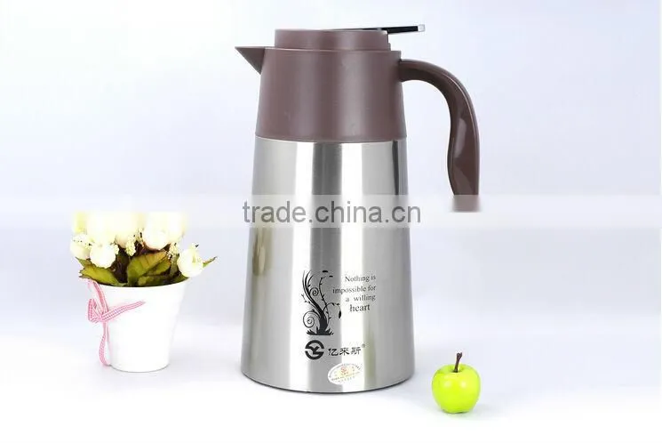 Stainless steel vacuum coffee pot, coffee mug hot new products for 2015