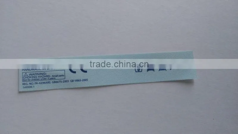 chinese wholesale custom nylon clothing label garment accessory from china