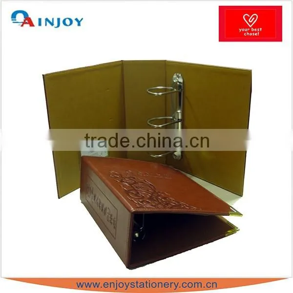 pu leather ring binder notebook planner organizer