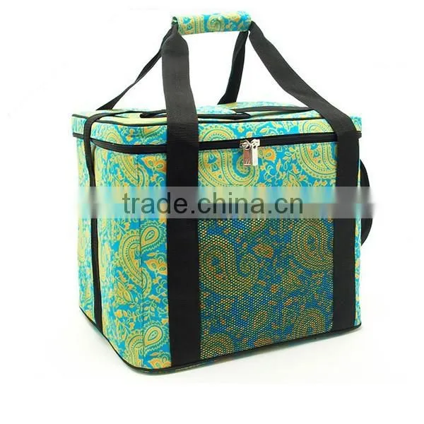 Luxury 6 can pack cooler bag, aluminium foil cooler bag