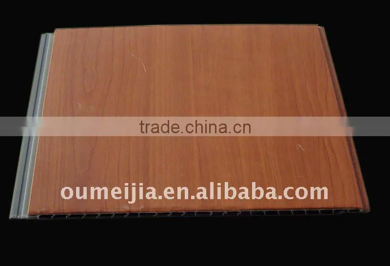 wooden design pvc ceiling panel (with differnet colors)