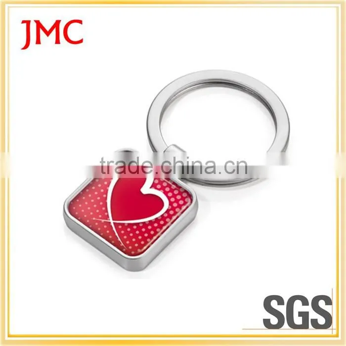 high quality logo custom keyring and metal key chain