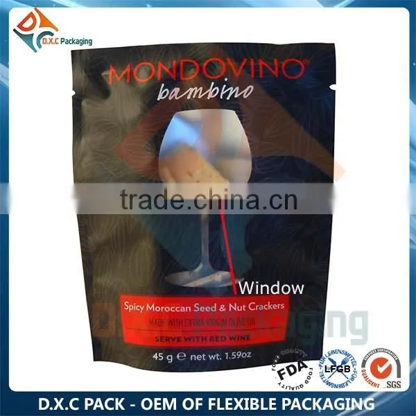 OEM Factory Euro Hook Resealable Printing Bags