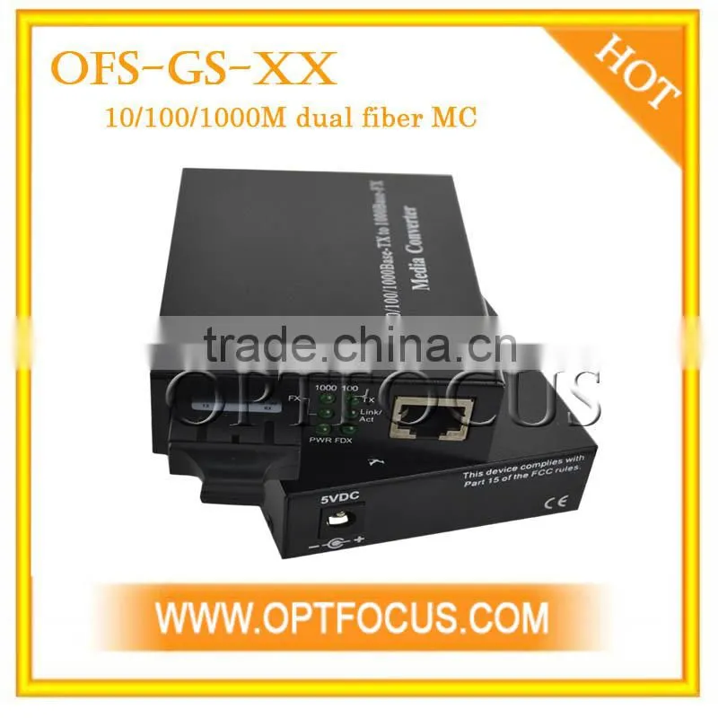 gigabit optical media Converter 20km