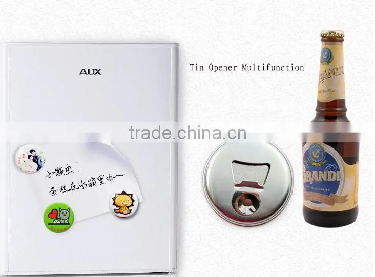 Any logo factory custom tinplate metal bottle opener parts / sex girl bottle opener