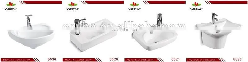 Hot sale ceramic basin_wall hung basin with semi pedestal