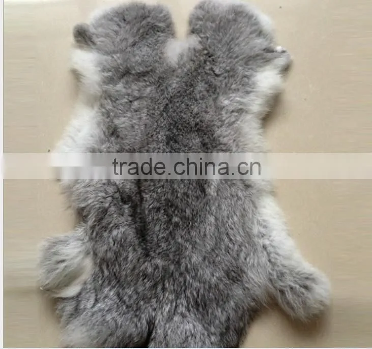 China wholesale chinchilla rabbit fur skin plate for coat