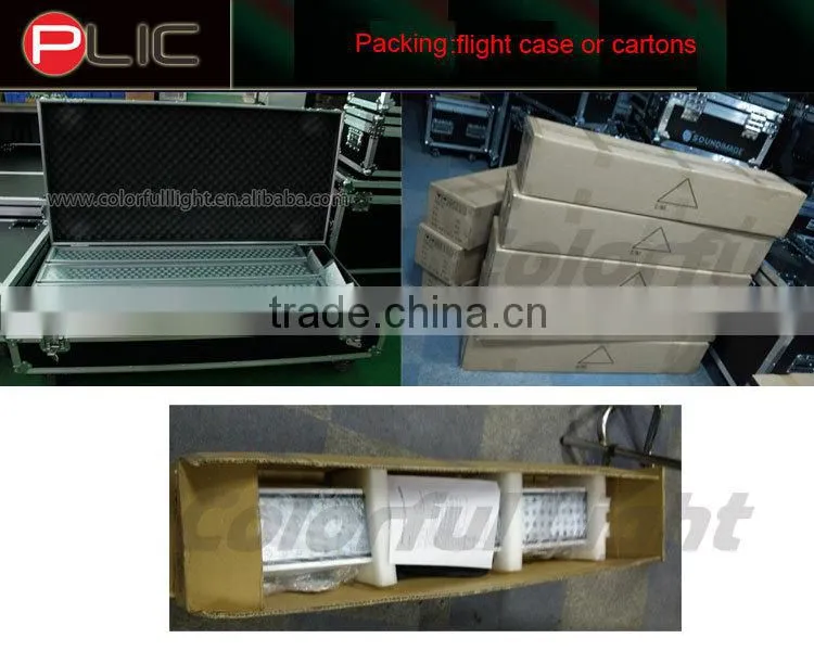DMX512 RGBW IP65 CE and ROHS 144*1W linear wall washer LED