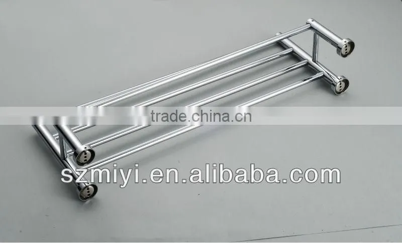 bathroom brass chromed towel bar