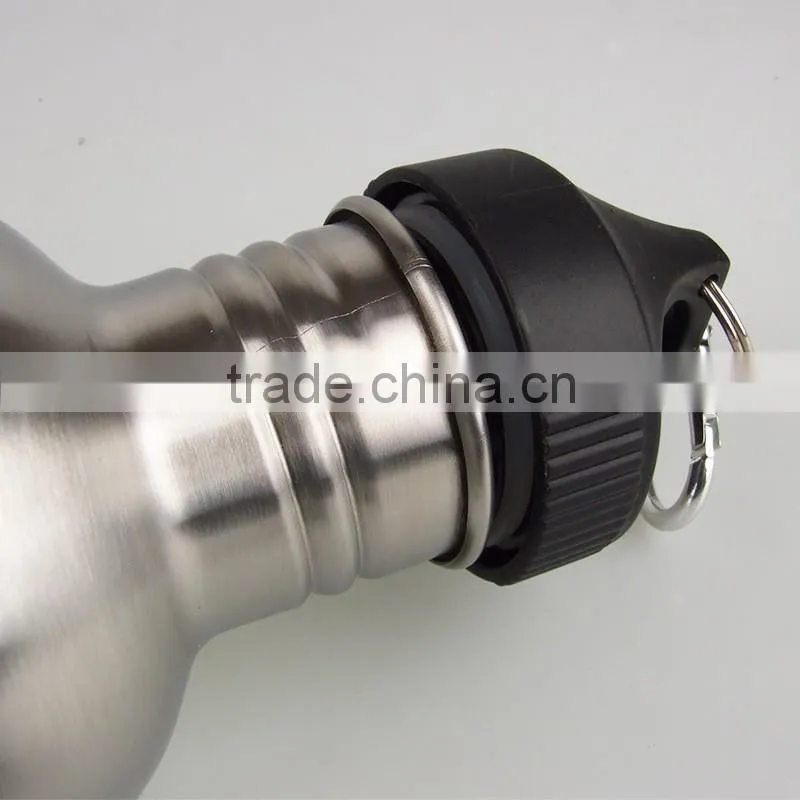 stainless steel sports cool water bottle with stainless steel lid sport water bottle