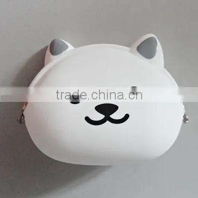 2014 cheap promotion heart and hand silicone bag