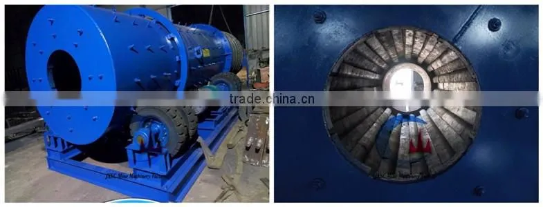 wash mud drum machine, drum scrubber washing machine with 100tph