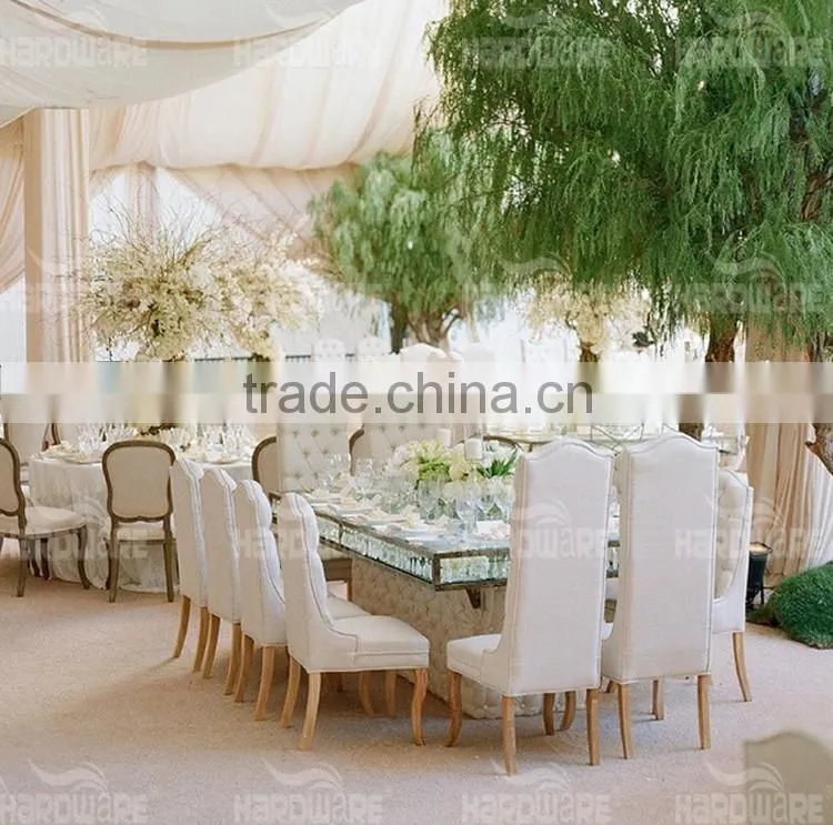 hotel crystal chandelier table/square glass crystal dining hotel table
