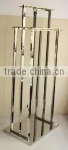 Stainless steel belt stand display racks
