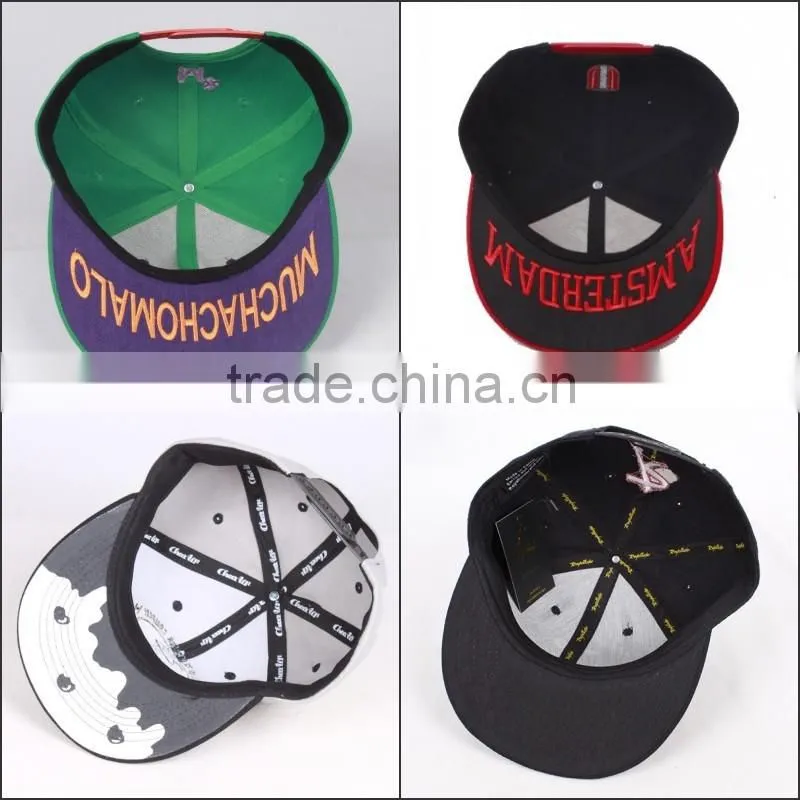 New Style 6 Panels Custom Designed Snapback Dye Sublimation Hip Hop Snapback Cap/Hat