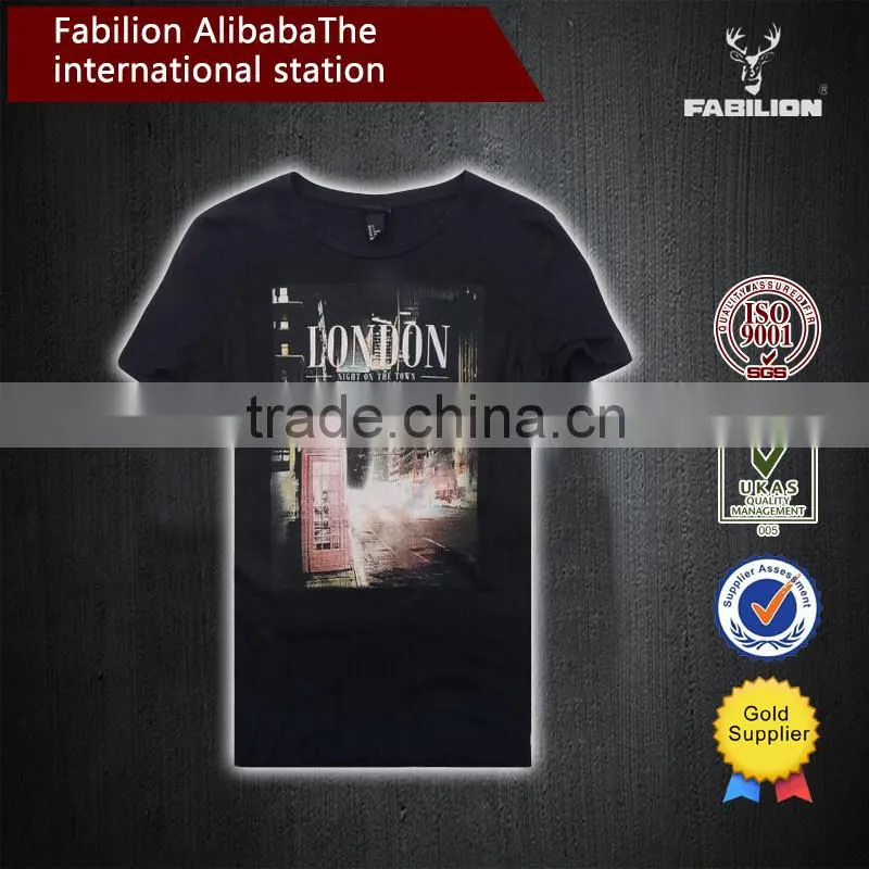 Popular dry fit short sleeve T-shirt in summer for big tall wholesale t shirts