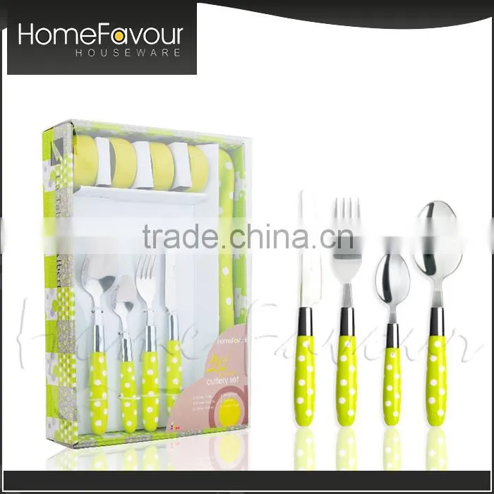 Reliable Supplier Top Quality Hand Polished 16pcs Cutlery Set
